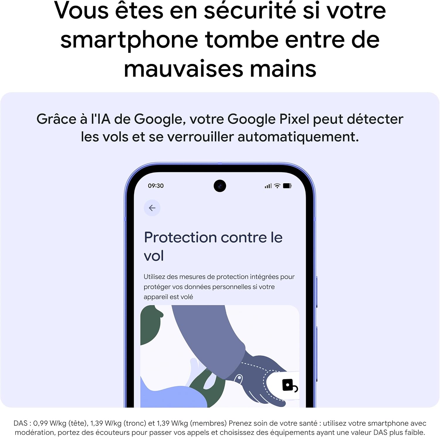 Google Pixel 10a – Sept Ans de mises à Jour et de Nouvelles fonctionnalités, Plus de 30 Heures d'autonomie, Coach Photo, Gemini Live, Sécurité Pixel – Noir Volcanique, 128GB