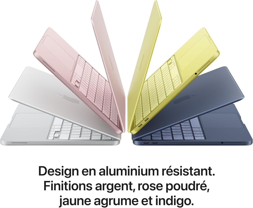 Apple MacBook Neo 13″ 2026 Portable avec Puce A18 Pro : Conçu pour l’IA et Apple Intelligence, écran Liquid Retina, mémoire unifiée 8 Go, SSD 256 Go, Caméra FaceTime HD 1080p ; Argent