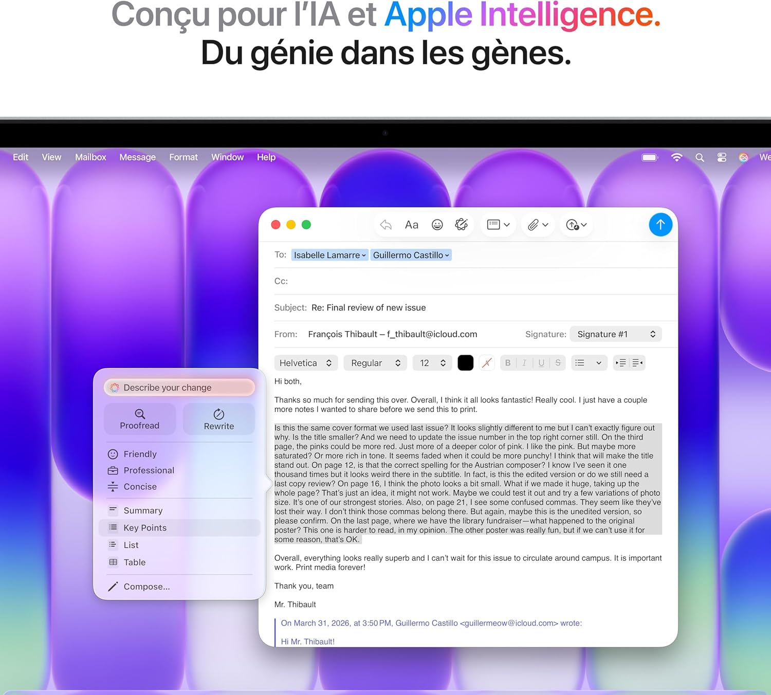 Apple MacBook Neo 13″ 2026 Portable avec Puce A18 Pro : Conçu pour l’IA et Apple Intelligence, écran Liquid Retina, mémoire unifiée 8 Go, SSD 256 Go, Caméra FaceTime HD 1080p ; Argent