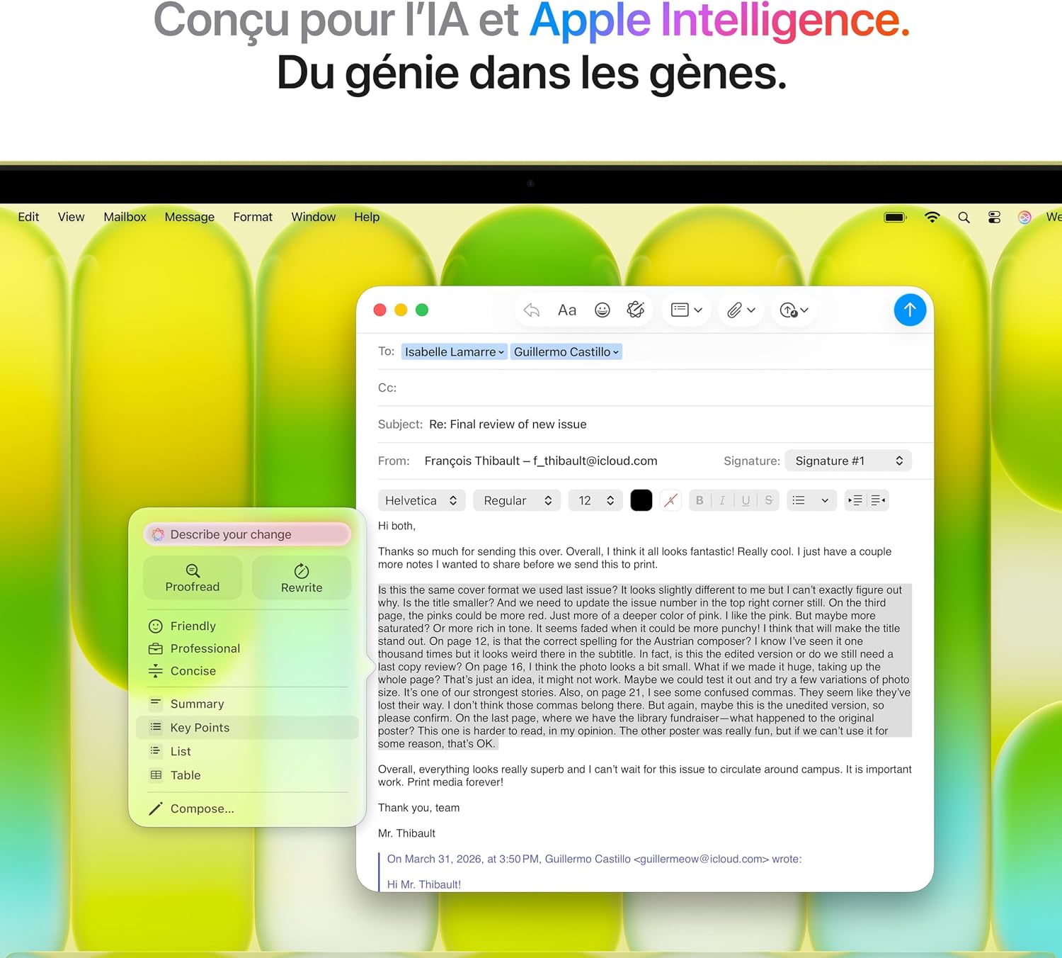 Apple MacBook Neo 13″ 2026 Portable avec Puce A18 Pro : Conçu pour l’IA et Apple Intelligence, écran Liquid Retina, mémoire unifiée 8 Go, SSD 256 Go, Caméra FaceTime HD 1080p ; Argent
