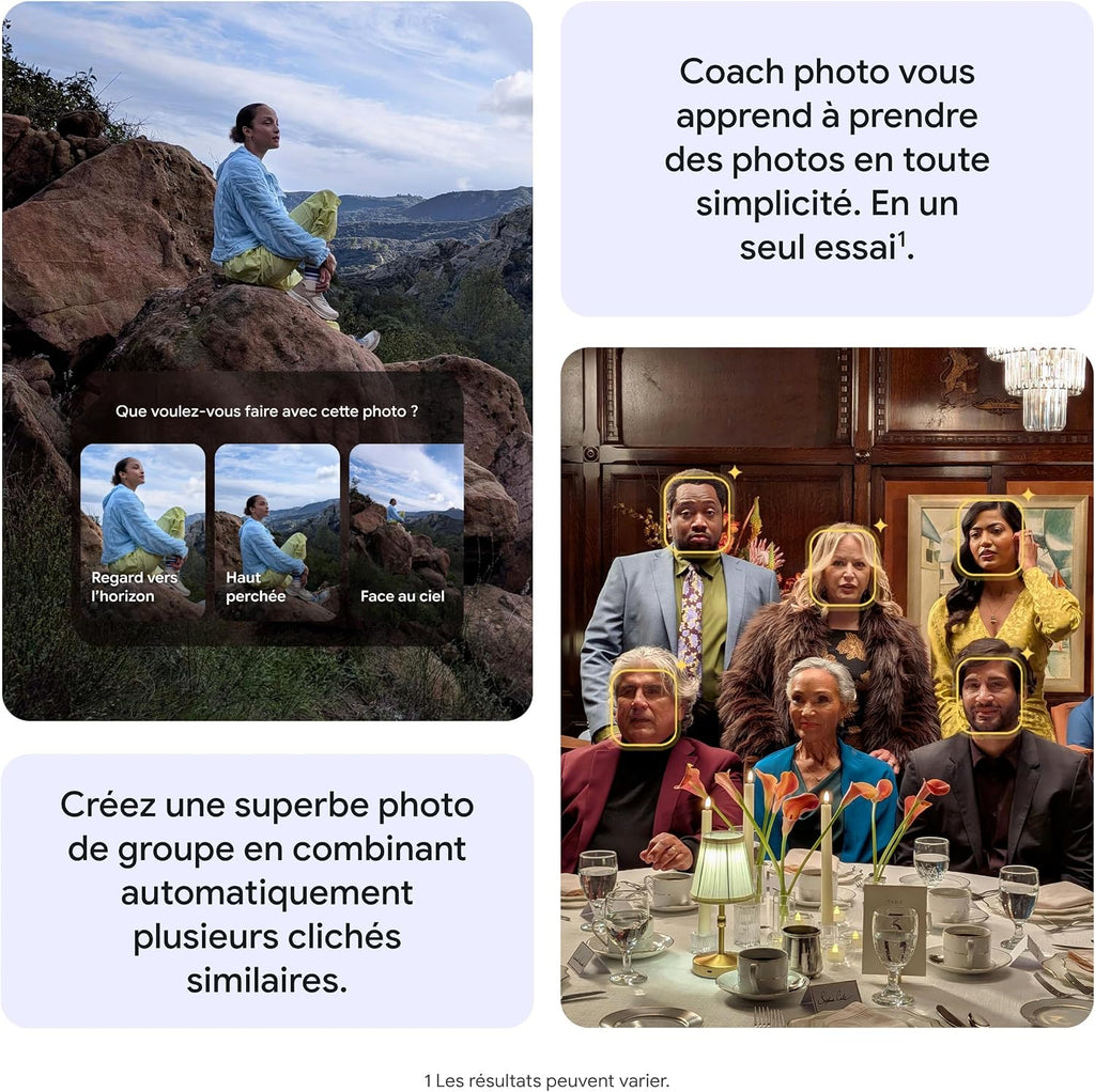 Google Pixel 10a – Sept Ans de mises à Jour et de Nouvelles fonctionnalités, Plus de 30 Heures d'autonomie, Coach Photo, Gemini Live, Sécurité Pixel – Noir Volcanique, 128GB