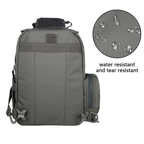 American Warehouse Tactical Sling Bag Pack Laser Cut Outdoor Waterproof Tactical Sling Bags for Men Hiking Camping Sport