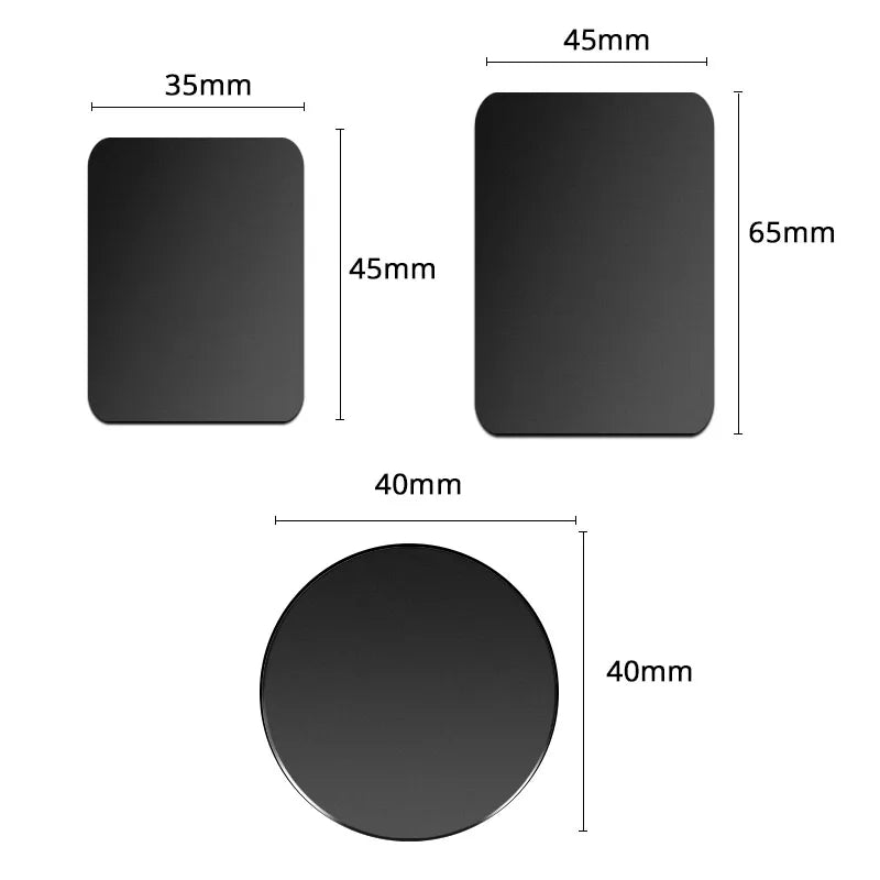 Metal Plate For Magnetic Car Phone Holder Universal Iron Sheet Disk Sticker Mount Mobile Phone Magnet Stand For IPhone