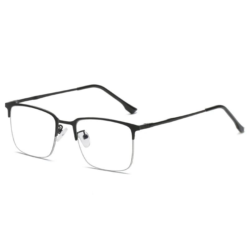 Photochromic Rectangle Half Frame UV 400 Lunettes-soleil Retro Business Oculos De Sol Fish Sunglasses Men Women Blue Ray Glasses