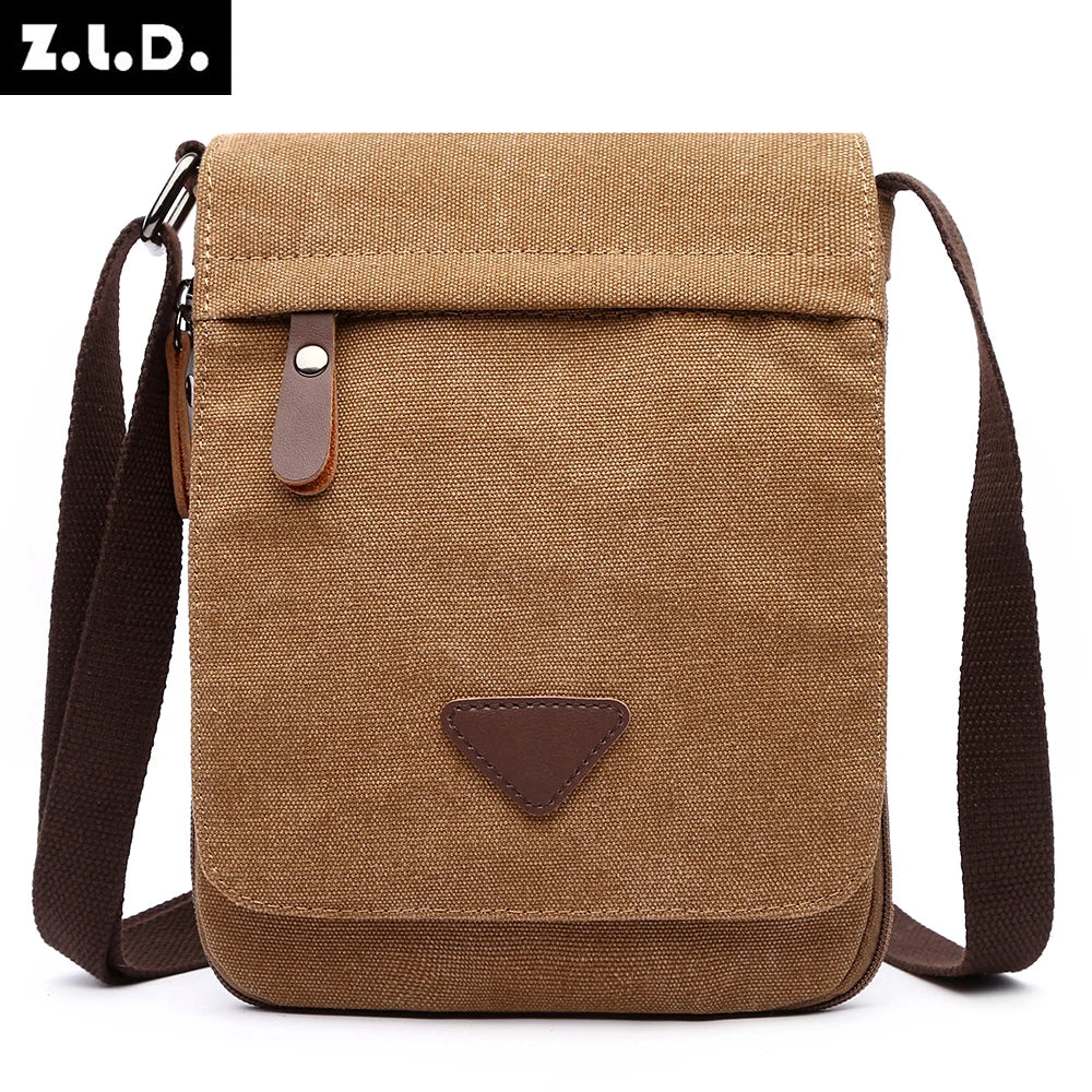 Leisure Outdoor Shoulder Bag Men Vintage School Shoulder Bag Wiht  Shoulder Strap Bag