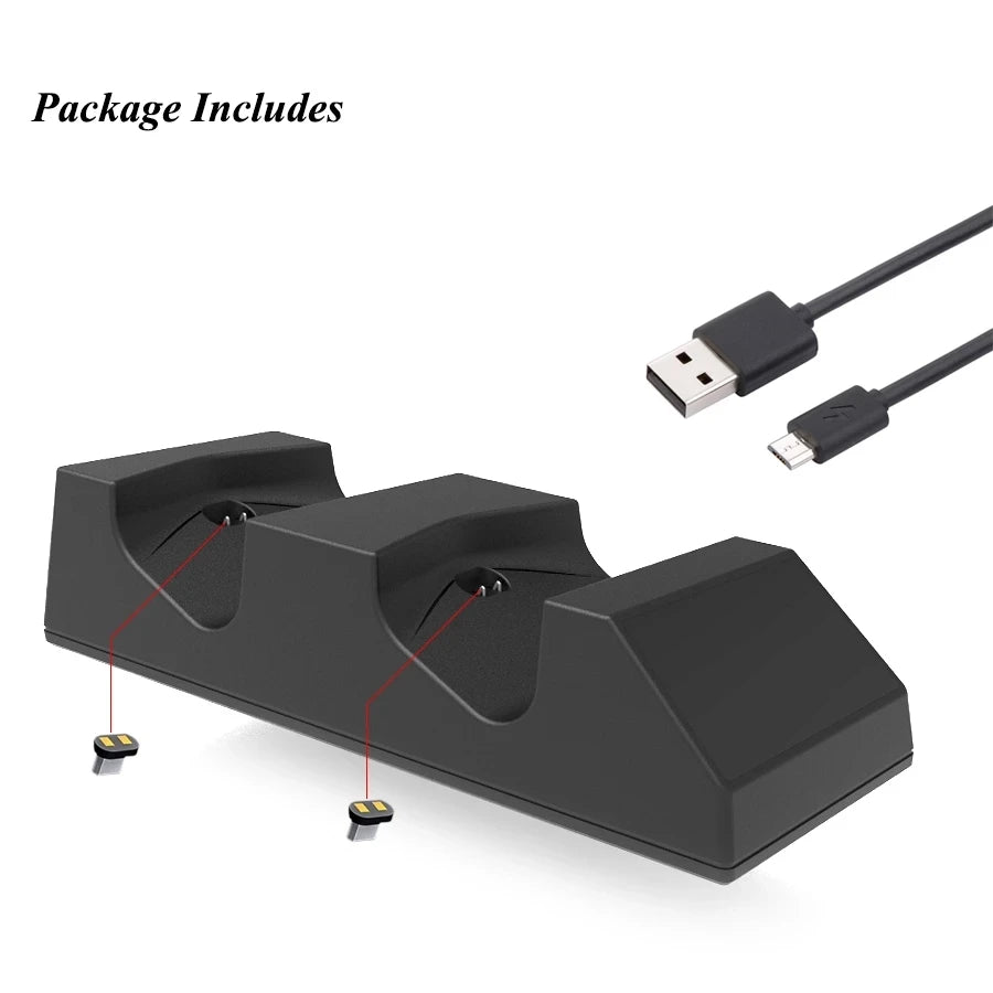 Station de recharge double pour manettes PS4
