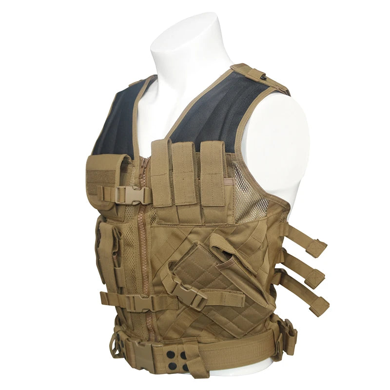 American Warehouse Multifunctional Full Protective Tactical Vest for Men Fashionable Tactical Vest Bag