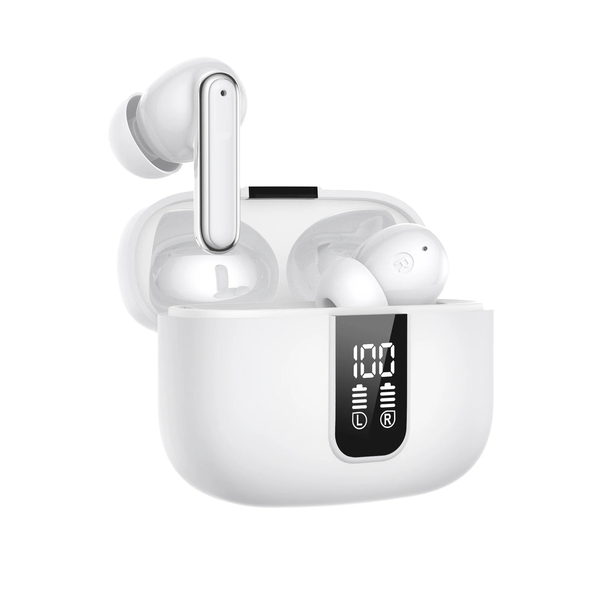 2026 New Tws Active Noise Cancelling Earphones in Ear Wireless Headphones Waterproof Sports Headset Anc Enc Wireless Earbuds