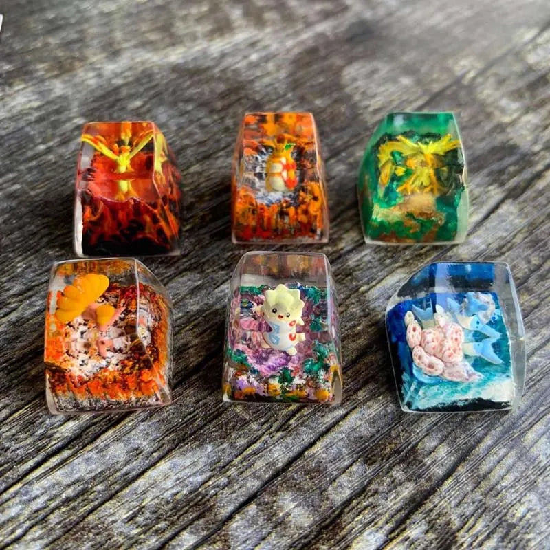 Crystal Clear Epoxy Resin Double Components Liquid Glue for Mechanical Gaming Keyboard Keycap Mold-Construction Woodworking Use