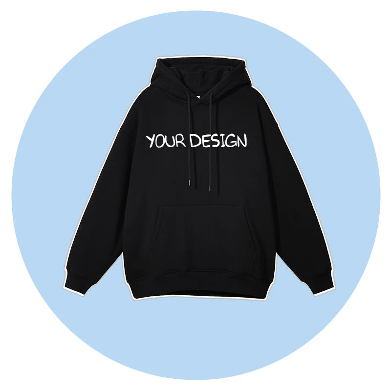 100% Cotton Oversize Custom logo Design Heavyweight 500 Gsm Embroidery Hoodie  Men's Hoodies & Sweatshirts