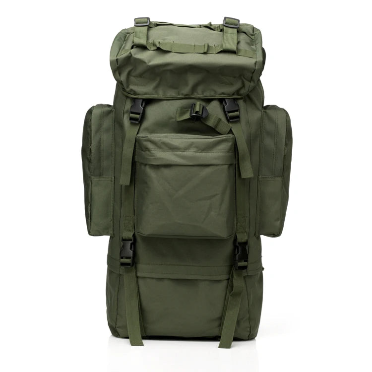 Outdoor Tactical 70L Travel Custom Waterproof Backpack Hiking Hunting  Rucksack Bag