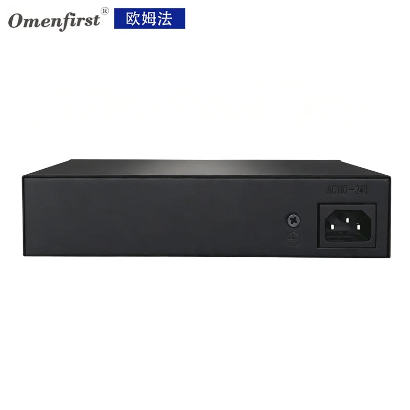 8+1 Port 10/100Mbps Unmanaged PoE Switch, 8 PoE Ports + 1 SC Fiber Uplink for CCTV NVR IP Camera