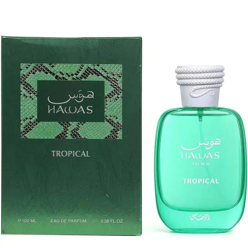 Hawas Eau De Parfum Spray for Men, 3.4 Ounce, Sophisticated Design, Premium Quality Scent, Signature Scent