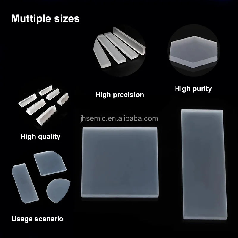 High Temperature Resistant 1200 Quartz Glass Frosted Sheets