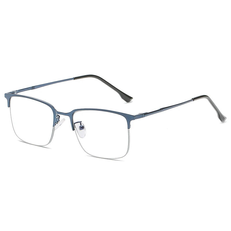 Photochromic Rectangle Half Frame UV 400 Lunettes-soleil Retro Business Oculos De Sol Fish Sunglasses Men Women Blue Ray Glasses
