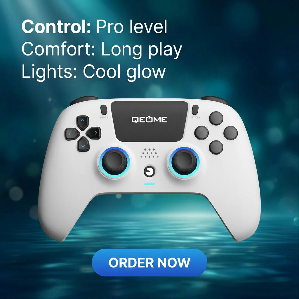 P4 Wireless Programmable Joystick Mobile Game Controller Compatible with P4/PC/Android/iOS-in Stock US Warehouse