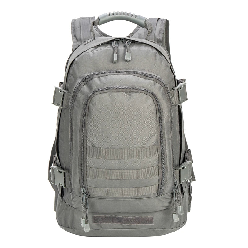 American Warehouse Expandable Tactical Backpack 39-64 L Anti-Theft Zipper Closure Outdoor 3 Day Trekking Backpack