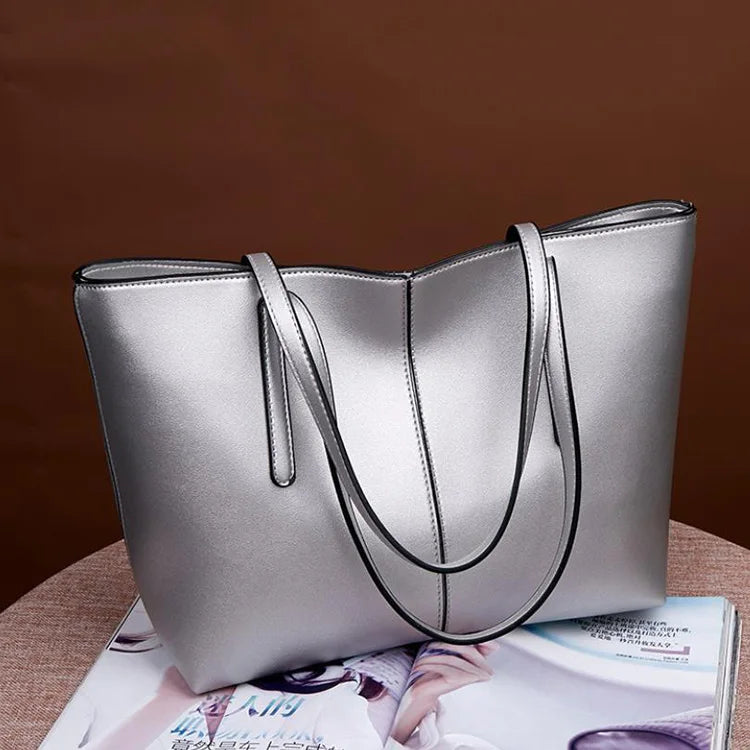 Hot Selling Good Quality Cheap Price Black Handbag Wholesale Designer Purse Luxury Large Capacity Pu Leather Tote Bags for Women