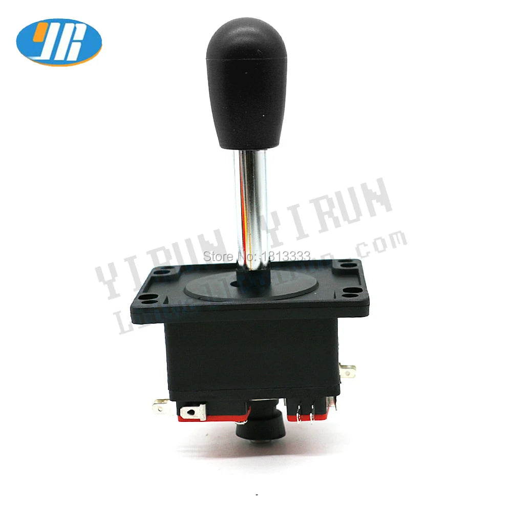 One HAPP Style Joystick Spanish Arcade Rocker with 3 Pin Microswitch, Red Bat Ball, PC Raspberry Game Machine, DIY Accessories