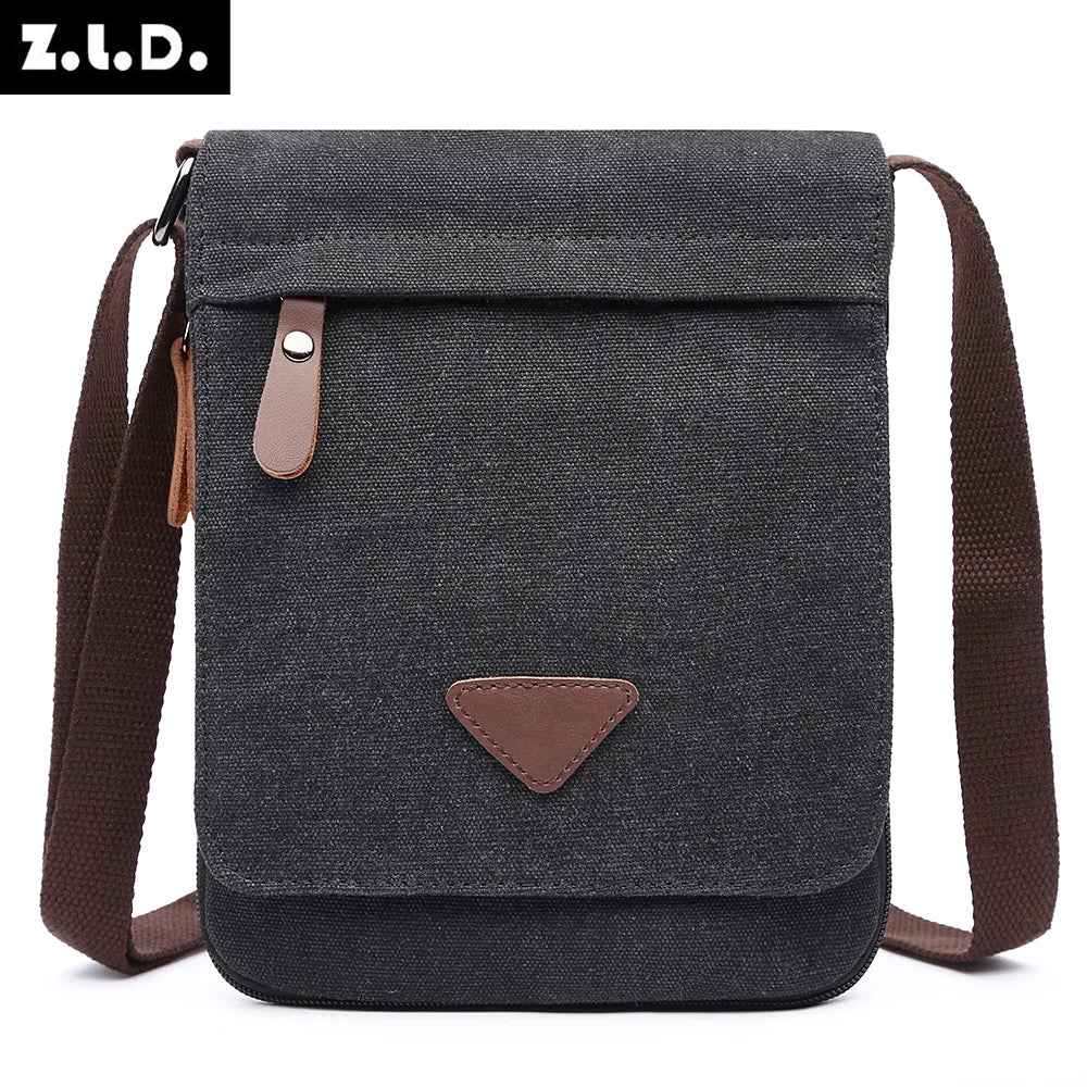Leisure Outdoor Shoulder Bag Men Vintage School Shoulder Bag Wiht  Shoulder Strap Bag
