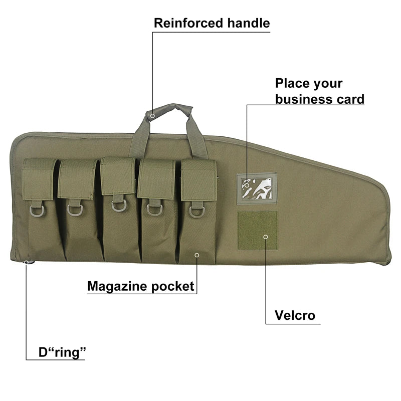 Tactical Hunting Bag 42''  Soft Case Tactical Long Tool Bags for Fishing Hunting