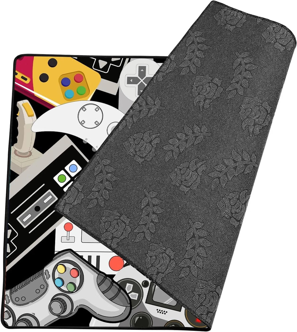 Teen Boys Game Controller Decoration 3D Polyester Gaming Rug Non-Slip Washable for Bedroom Living Room Playroom Children's