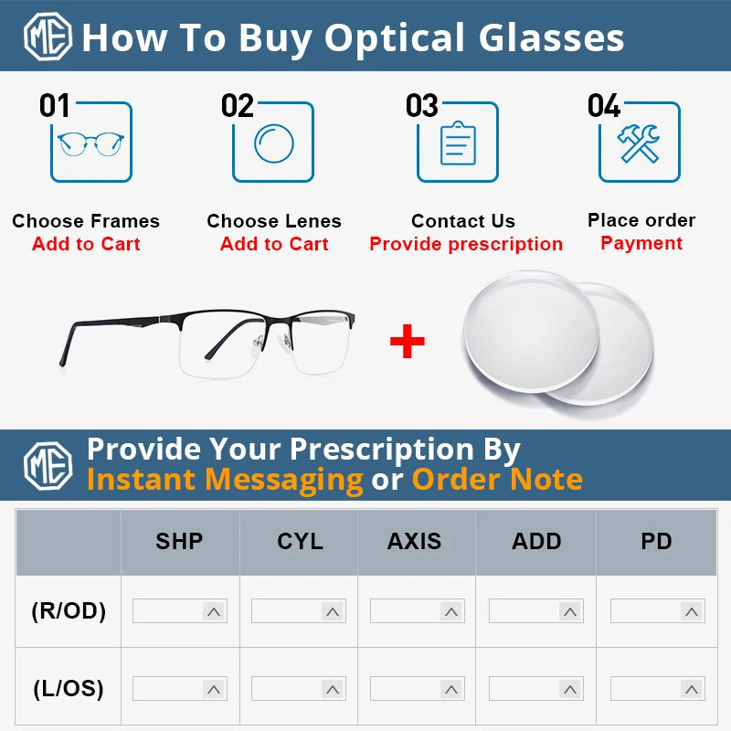 MERRYS DESIGN Men Titanium Alloy Glasses Frame Male Square Half Optical Ultralight Eye Myopia Prescription Eyeglasses S2059