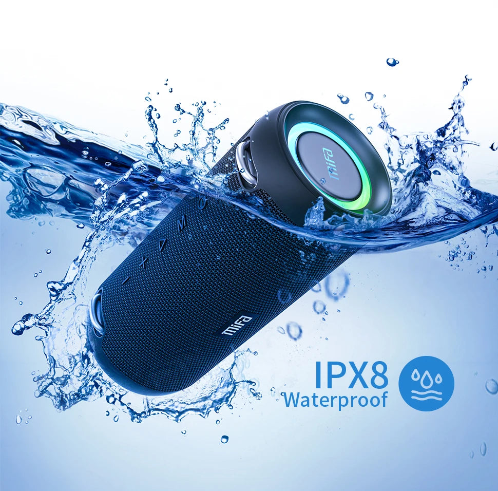 Mifa A90 Bluetooth Speaker 60W Output Power Bluetooth Speaker with Class D Amplifier Excellent Bass Performance Camping Speaker