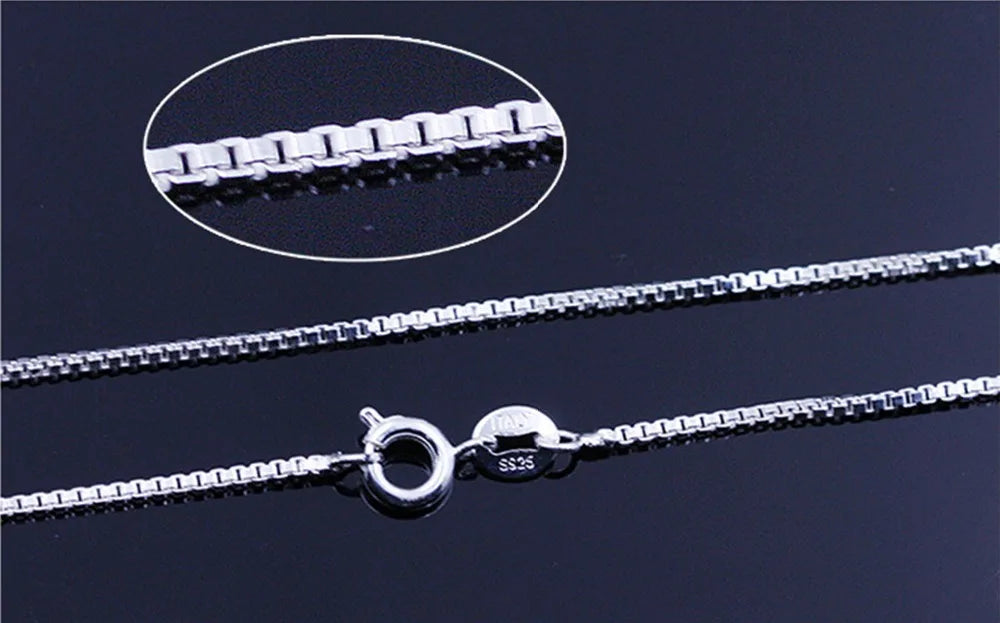 925 Sterling Silver New Ladies Fashion Jewelry High Quality Crystal Zircon Pearl Round Pendant Necklaces For Women Length 45CM