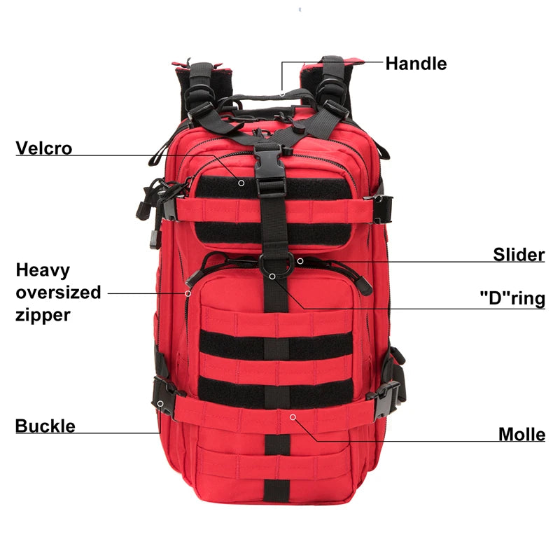 Tactical Backpack American Warehouse Molle Small 30L Rucksack Tactical Bug Out Backpack Waterproof