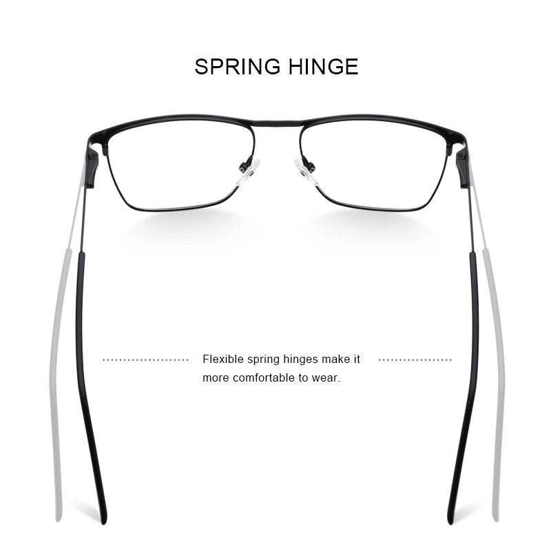 MERRYS DESIGN Men Titanium Alloy Glasses Frame Fashion Male Business Style Ultralight Eye Myopia Prescription Eyeglasses S2061