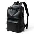 MOYYI PU Leather Bags for Men Backpack School Bag Business Leather Backpack