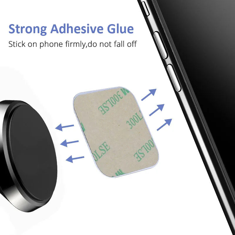 Metal Plate For Magnetic Car Phone Holder Universal Iron Sheet Disk Sticker Mount Mobile Phone Magnet Stand For IPhone