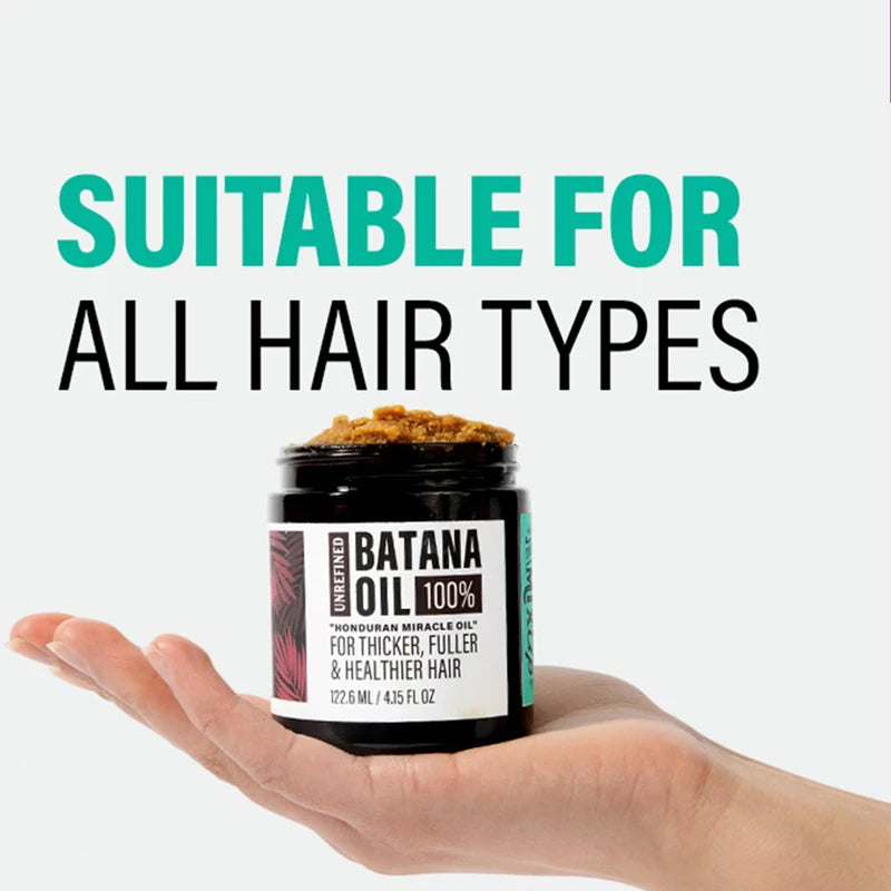 100% Pure Organic Herbal Batan Oil Moisturizing Smoothing Essential for Damaged Hair Growth Raw Essential Oils