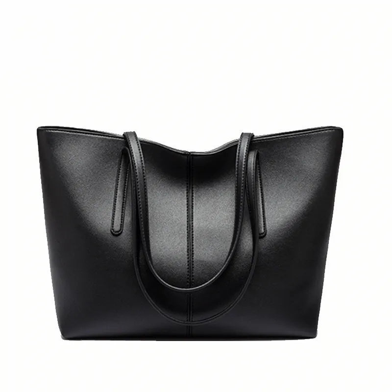 Hot Selling Good Quality Cheap Price Black Handbag Wholesale Designer Purse Luxury Large Capacity Pu Leather Tote Bags for Women