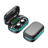 GQ-10 Sports Wireless Gaming Earphones Light Digital Display Headset Stereo HiFi In-Ear TWS Earbuds with Power Bank