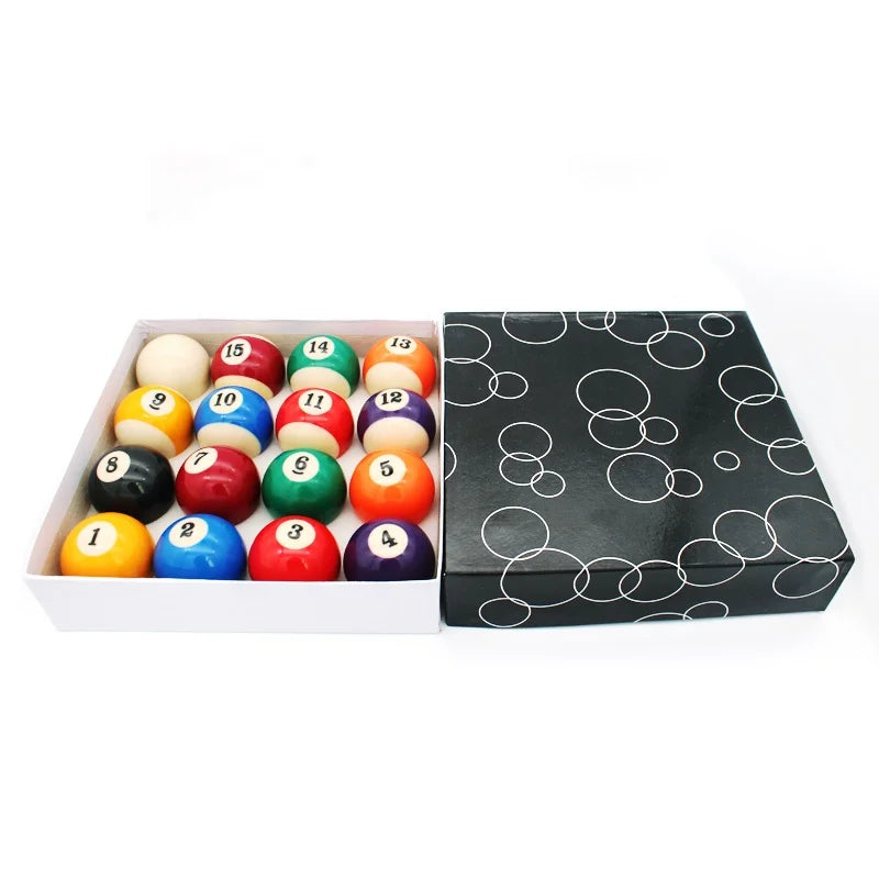 Hot Sell 57.2mm 2-1/4inch Size Billiard Accessory Number Pool Ball 16Pcs/Box for Indoor Game Sports