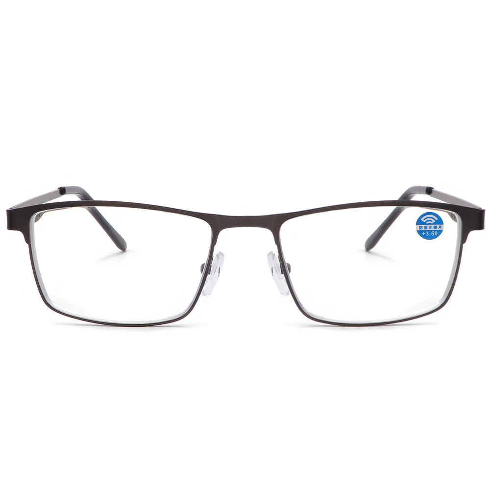 Wholesales Anti-blue Reading Glasses for Men Presbyopic Eyewear With Degree +1 +1.5 +2 +2.5 +3 +3.5 +4