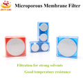 WEIAI 50pcs/lot PTFE Lab Microporous Membrane Filter 13/25/47/50mm Hydrophilic Filter Membrane Aperture 0.22/0.45um