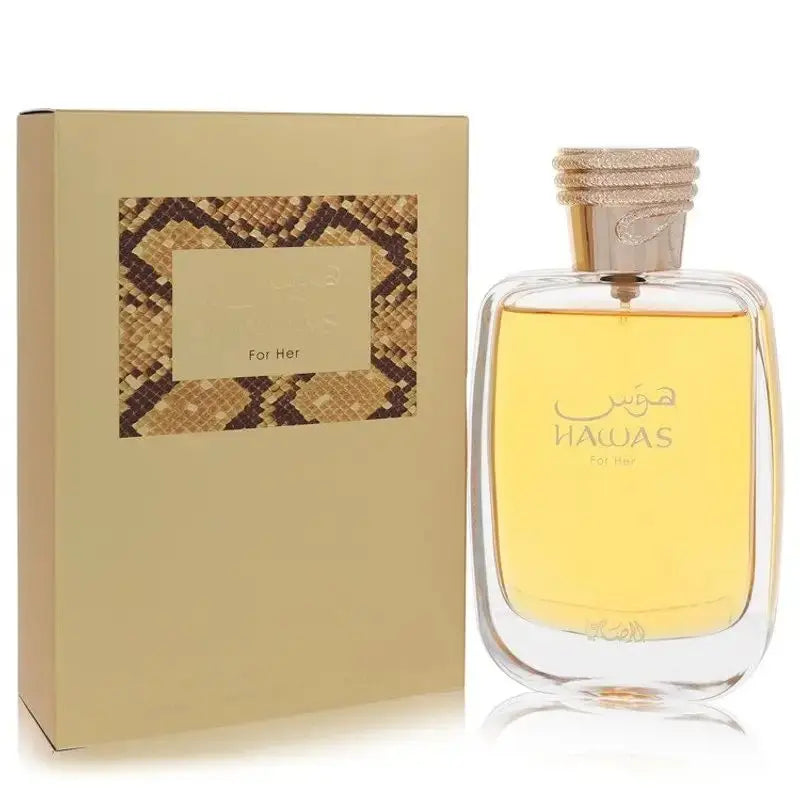 Hawas Eau De Parfum Spray for Men, 3.4 Ounce, Sophisticated Design, Premium Quality Scent, Signature Scent