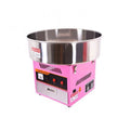 Commercial Electric Cotton Candy Machine Cotton Maker Pink With Bubble Cover With