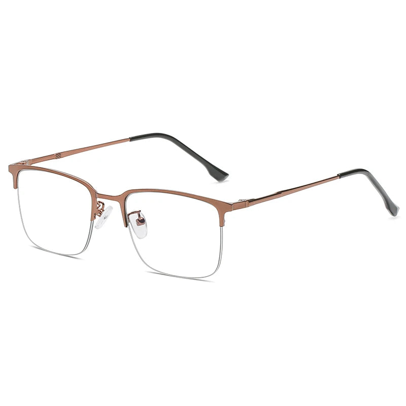 Photochromic Rectangle Half Frame UV 400 Lunettes-soleil Retro Business Oculos De Sol Fish Sunglasses Men Women Blue Ray Glasses