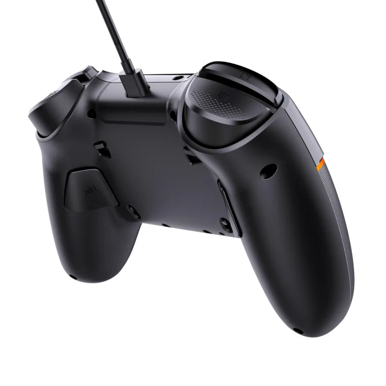 Wired PC Game Controller with Hall Effect Joystick,Linear Trigger,Turbo&Programmable Macro Buttons