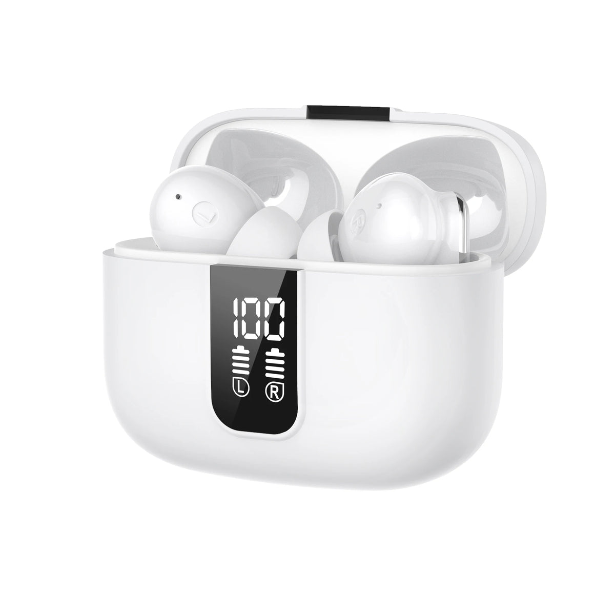 2026 New Tws Active Noise Cancelling Earphones in Ear Wireless Headphones Waterproof Sports Headset Anc Enc Wireless Earbuds