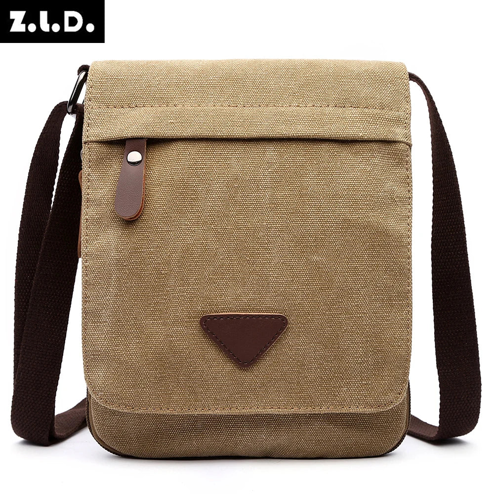 Leisure Outdoor Shoulder Bag Men Vintage School Shoulder Bag Wiht  Shoulder Strap Bag