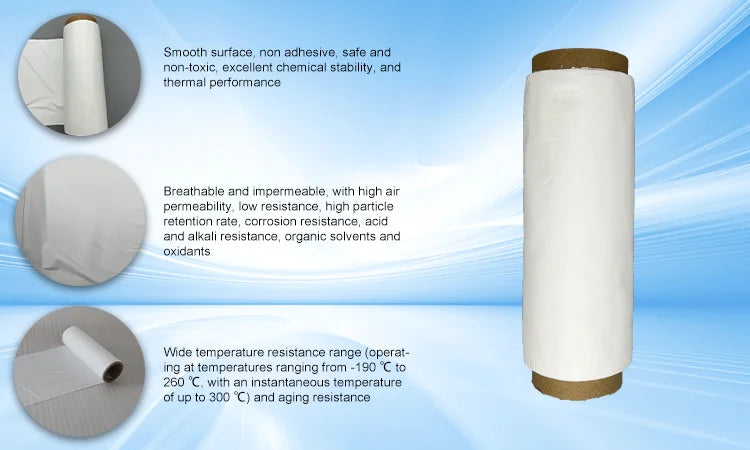 Disc Hydrophobic/Hydrophilic PTFE Membrane Filter for Lab 47mm 50mm Diameter 1.0um Micron Filtration Without Binder 50-PCS Box
