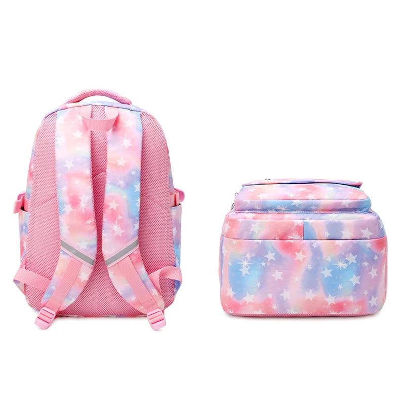 School Bag for Girls Youth Stitch Backpack 3 Pcs/Set Children Book Bag Waterproof School Pencil Case Mochila 2025 Lunchbox