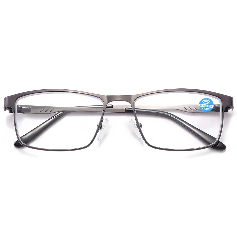 Wholesales Anti-blue Reading Glasses for Men Presbyopic Eyewear With Degree +1 +1.5 +2 +2.5 +3 +3.5 +4