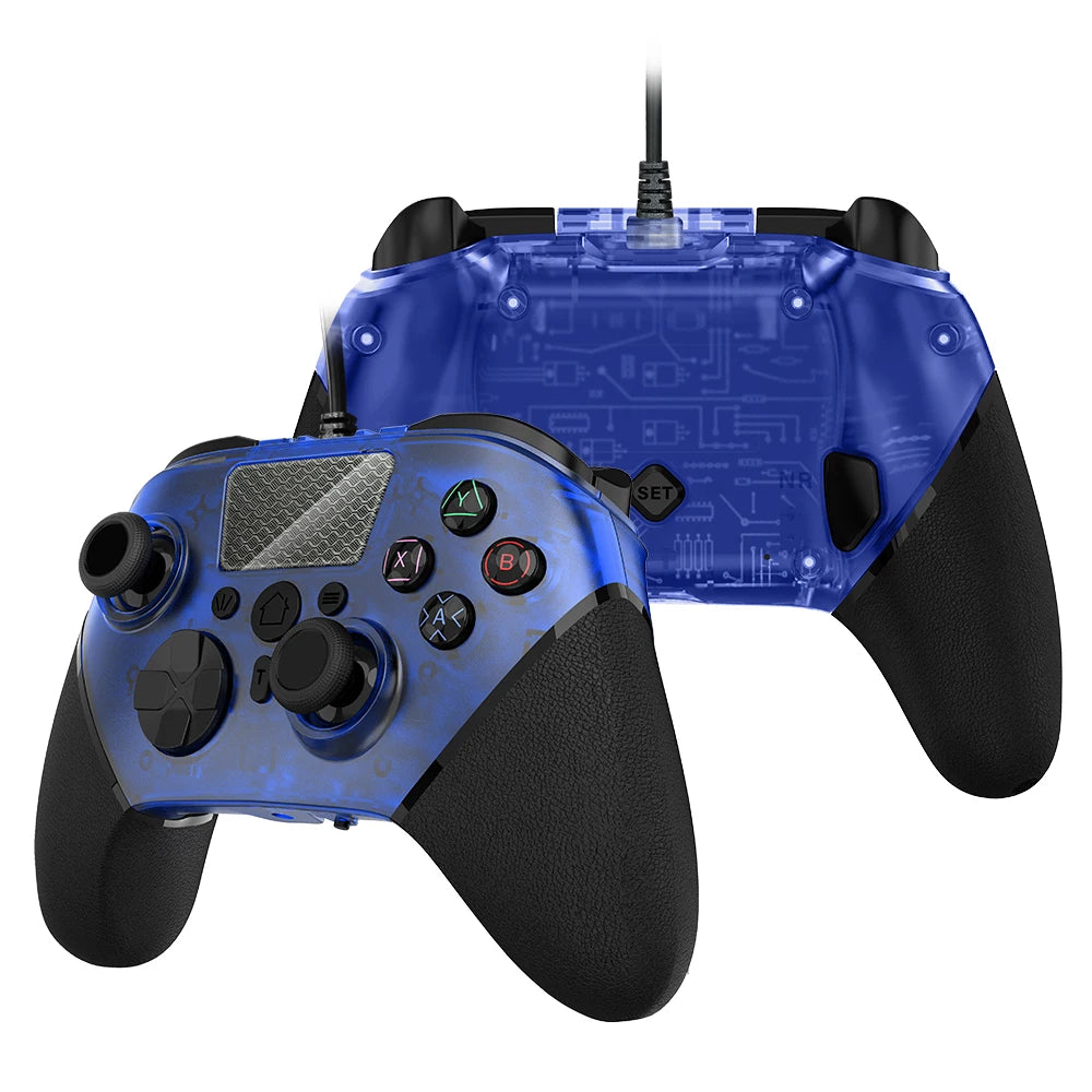 GPD OEM Wired Ergonomic Joystick Gaming Controller with Vibration for /P S 4 Slim Android/PC/Steam/TVBOX and Back Programming