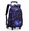 Schoolbag with wheels School wheeled backpack for boys Children School trolley bags travel luggage School Rolling backpack Bags